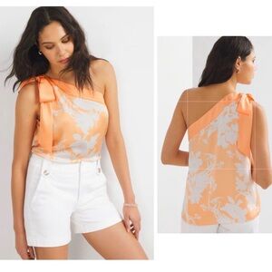 WHBM One Shoulder Top